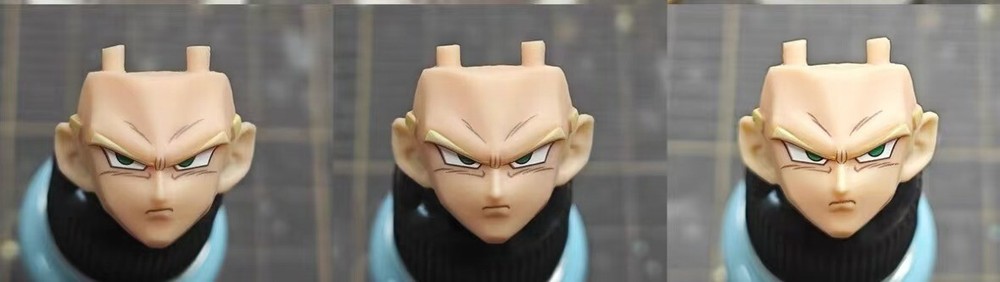custom gohan shf 1/12 gohan Face (panel)  3 faces（NO Figure）