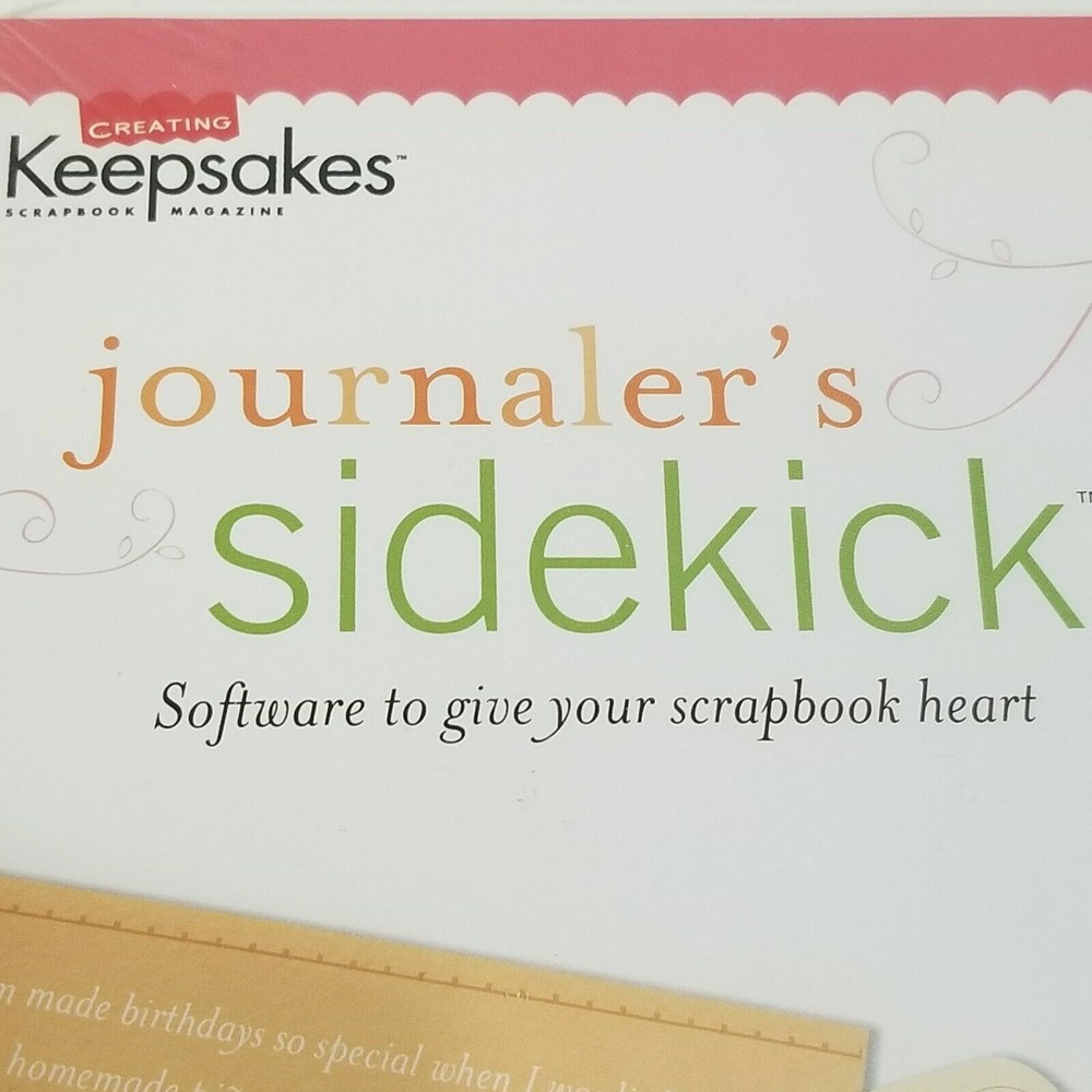 NEW Creating Keepsakes Journaler's Sidekick CD Scrapbooking Software Crafts -G