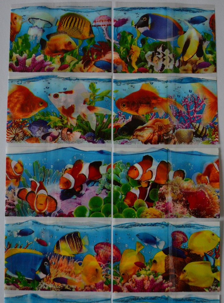 14 EASTER EGG WRAPS SLEEVES, THERMAL SHRINK SLEEVES - Tropical FISH