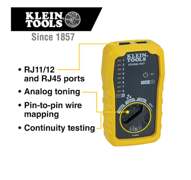 Klein Tools Tone and Probe Test and Trace Kit