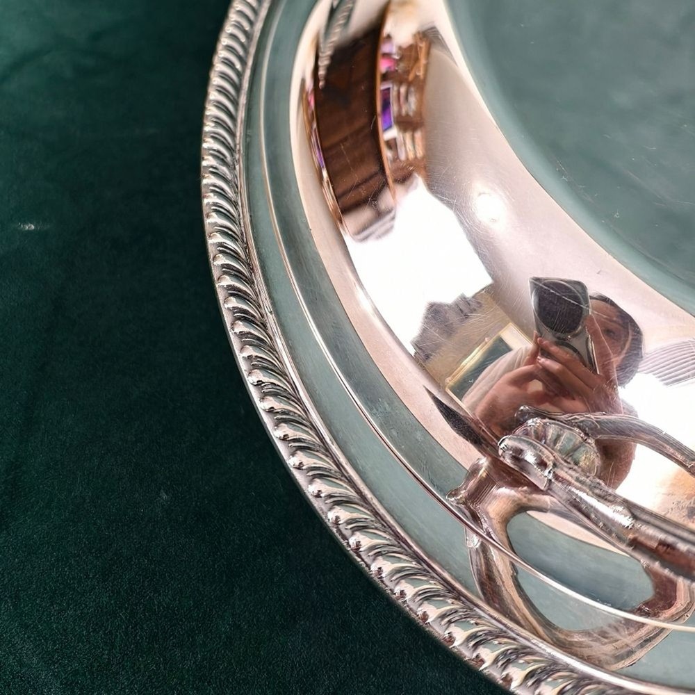 Vintage Oneida Silver Plated Serving Dish with Lid