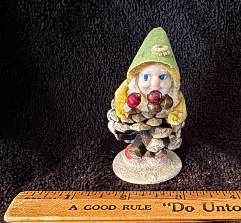 Vintage Pinecone Gnome