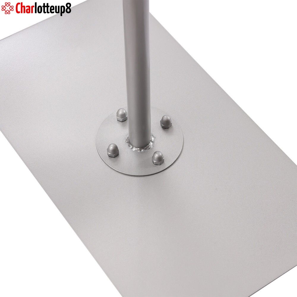 Silver Backdrop Stand Wedding Backdrop Stand Pipe Kit Party Decor Adjustable 3*6
