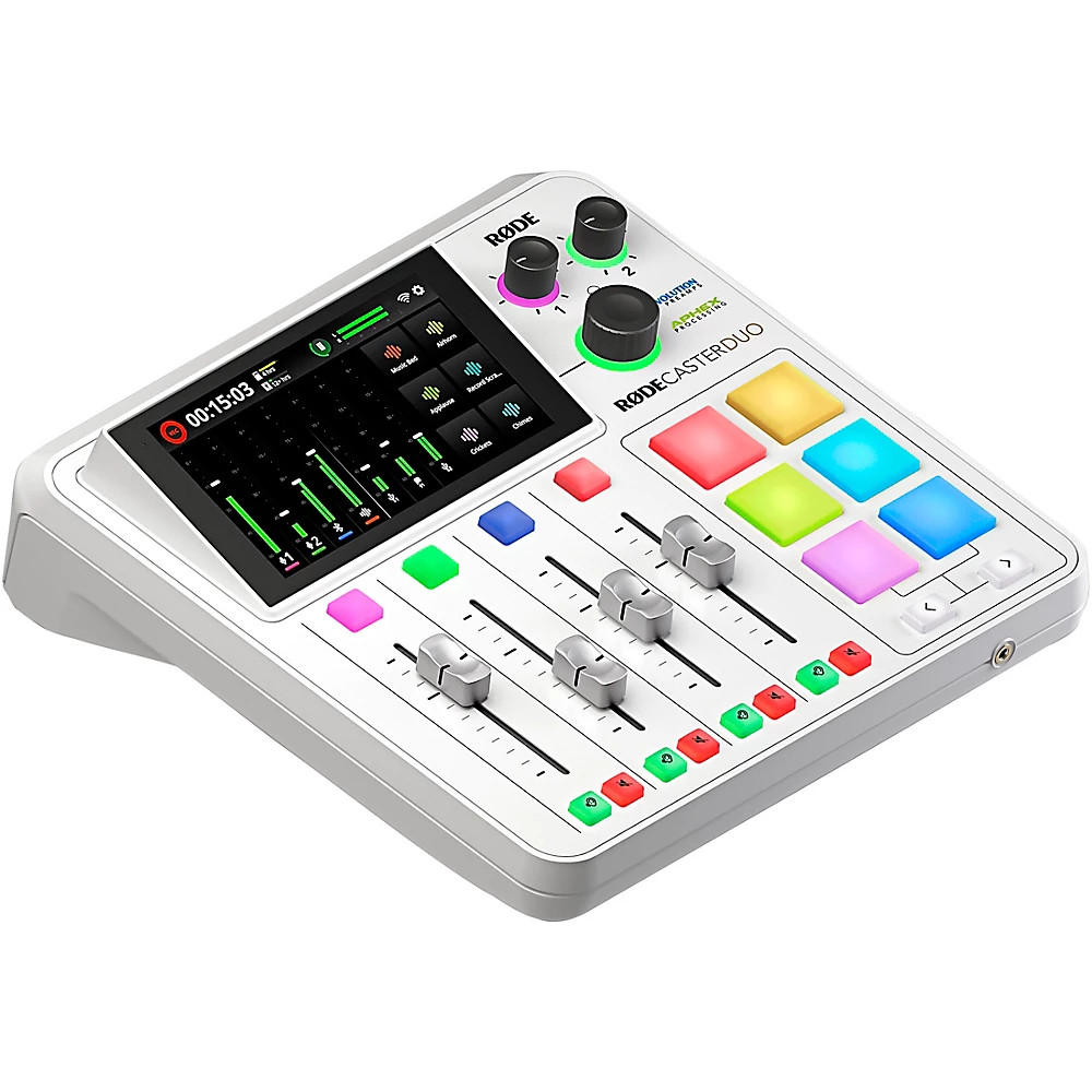 RODE RodeCaster Duo Streaming Mixer - White