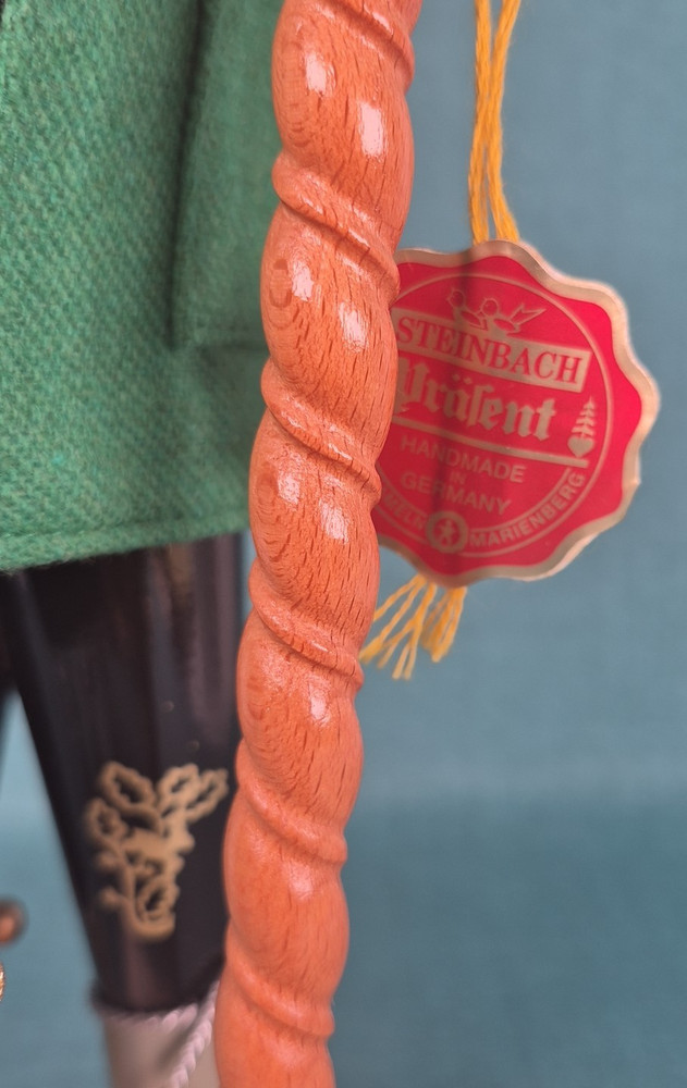 *Signed* Steinbach Good Old Mark Last German Coin Nutcracker
