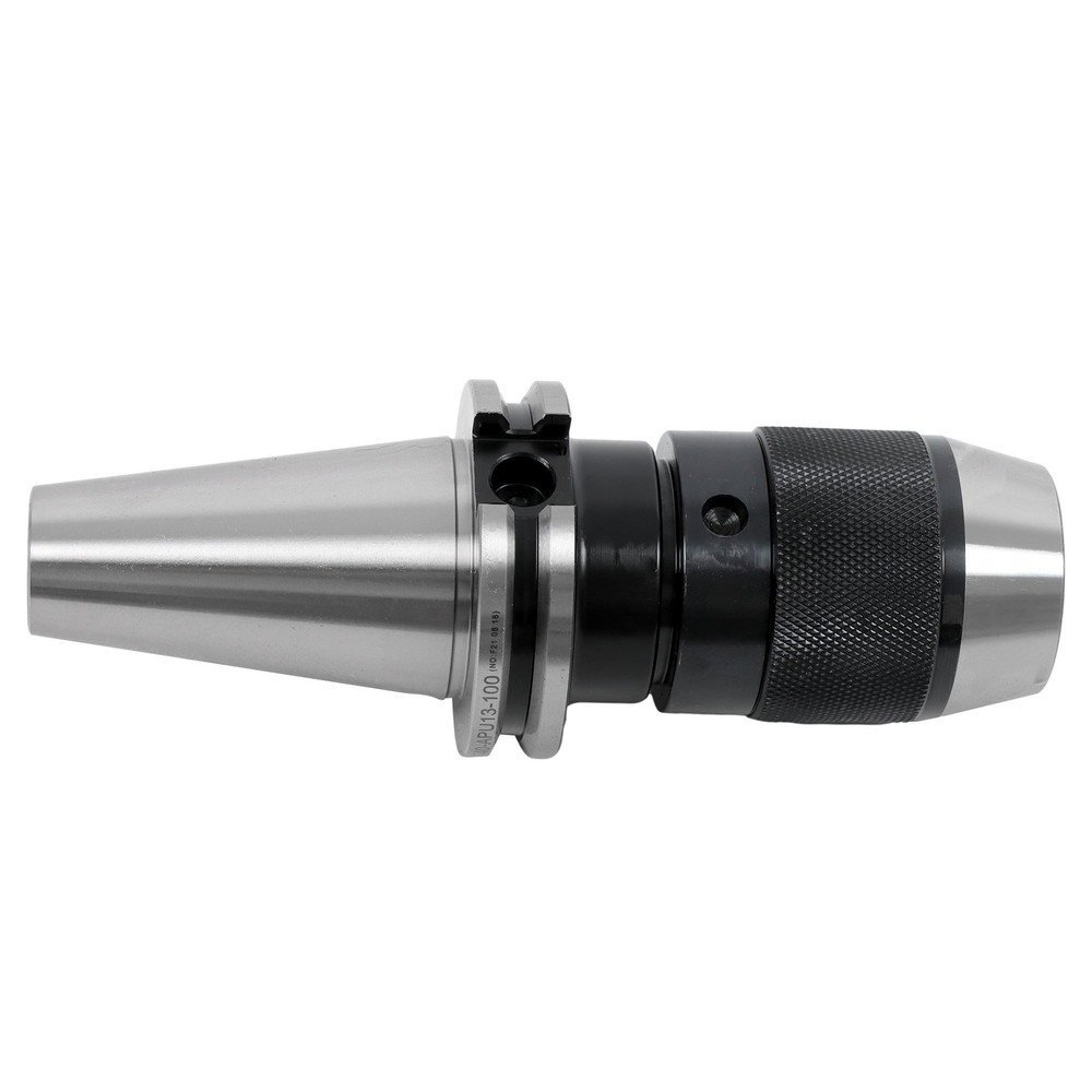 CAT40 Precision Dual Contact Chuck 1/2" Keyless With Solid Shank
