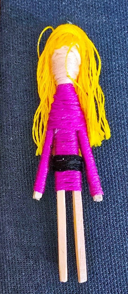Fun Crafted Stick Girl