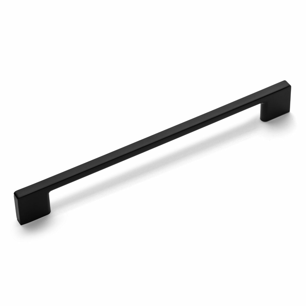 Cosmas Cabinet Hardware Flat Black Modern Pulls #11244-160FB