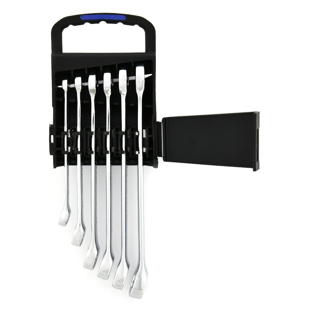 6-Piece Metric Combination Wrench Set Double-Ended Tool