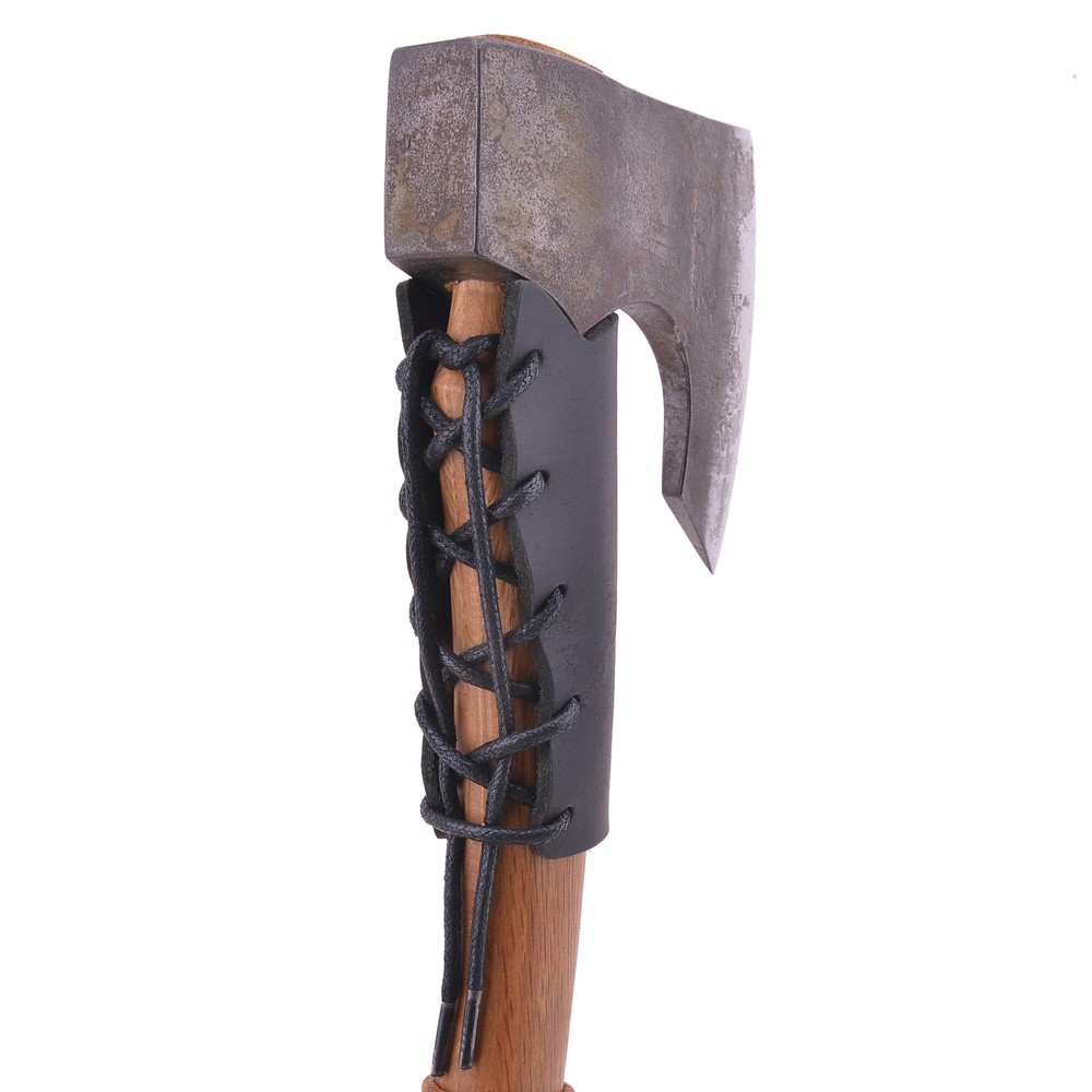 Vintage Leather Gardening Picks Handle Guard Collar Axe Handle Protector