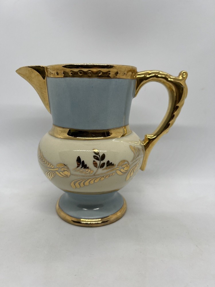 Vintage Le Noir Hand-Painted Lusterware Pitcher T3-113