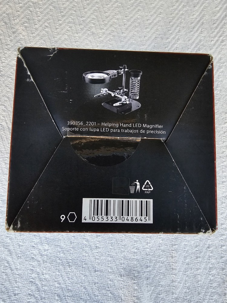 PARKSIDE Helping Hands LED Magnifier set with cast iron base