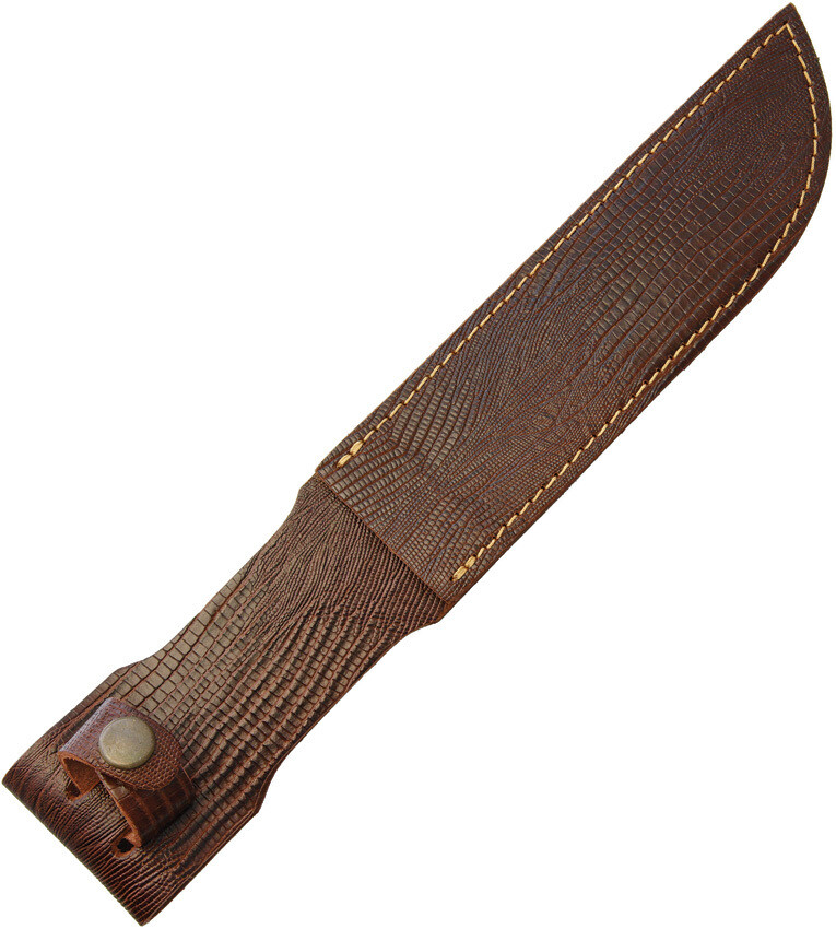 Sheaths Fixed Blade Knife Belt Sheath Lizard STRAIGHT KNIFE 7" BROWN LIZARD