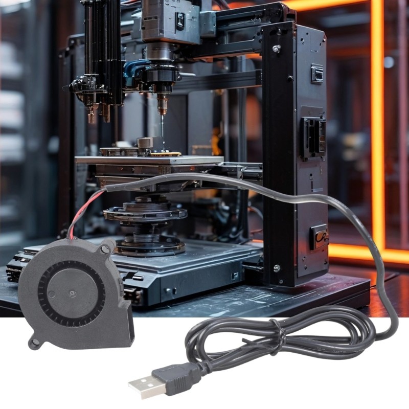 5V USB Powered 50mm Compact Cooling Fan For PC 3D Printer Small Appliances Part