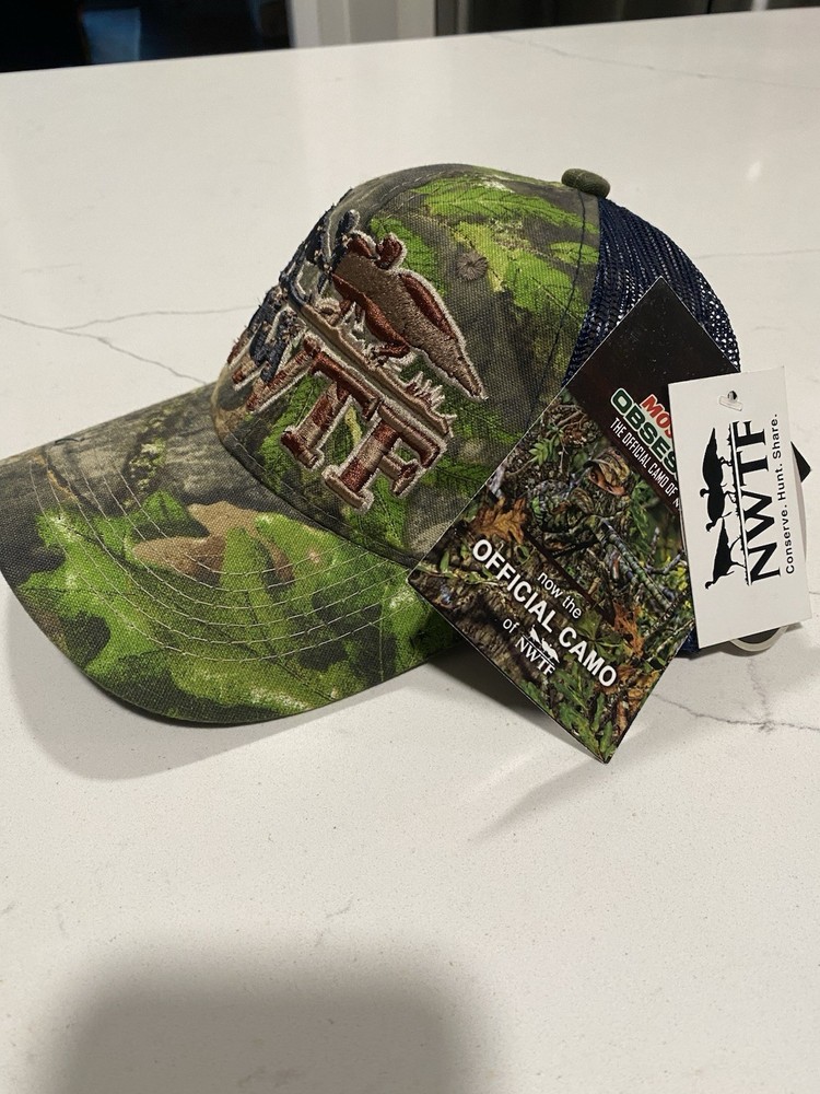 Patriotic Retro NWTF logo meshback hat