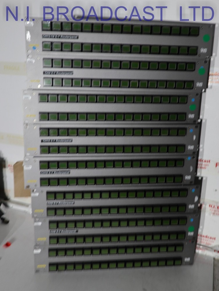 1x Evertz cp2032e ethernet IP router matrix panel