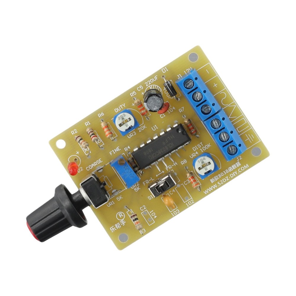 8038 IC Function Generator Sine Triangle & Square Wave Circuit Board DIY Kit