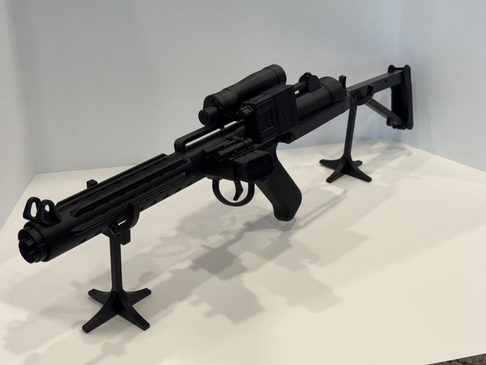 3D Printed Star Wars Stormtrooper E-11 Prop Blaster Kit - 27” Black