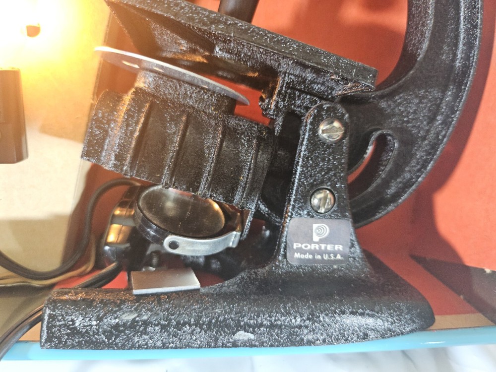 Porter Science Microcraft Student Research Microscope Lab No. 264 w/ Extras 🔥