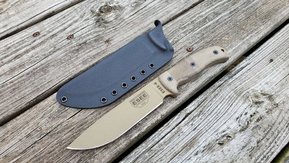 ESEE-6 Kydex Sheath, Taco style (BK)