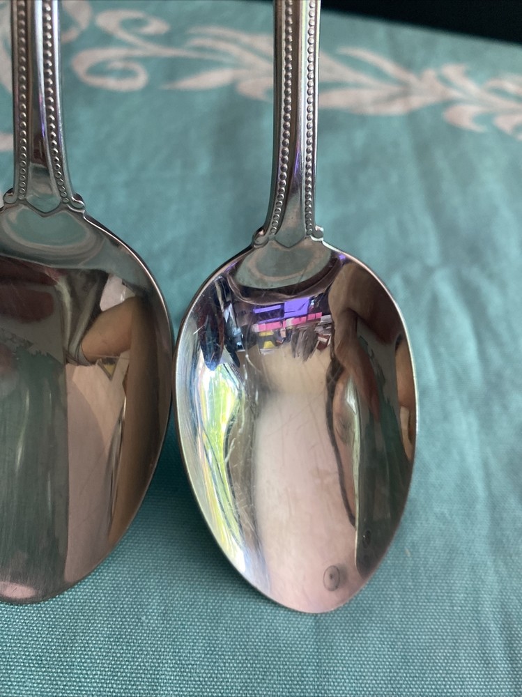 3 Oneida Arbor American Harmony Stainless Dinner Spoons Beaded