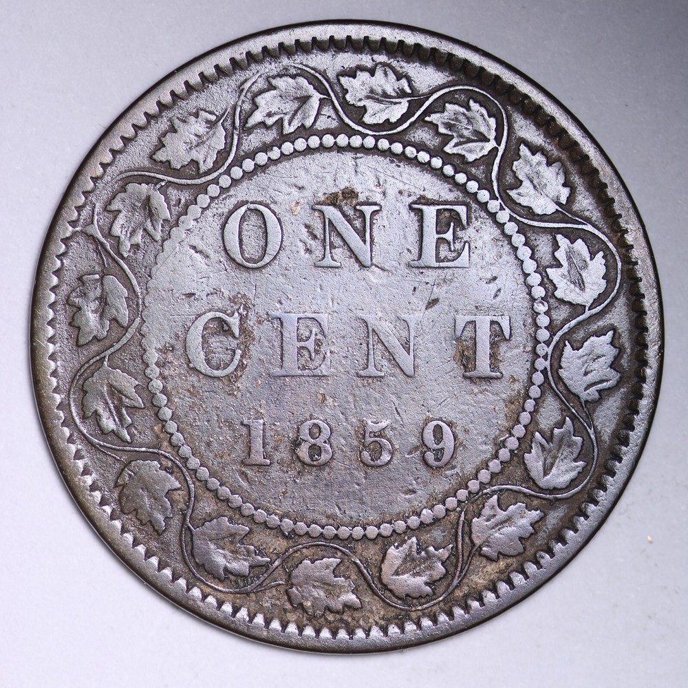 1859 Canada One Cent HIGH GRADE R021