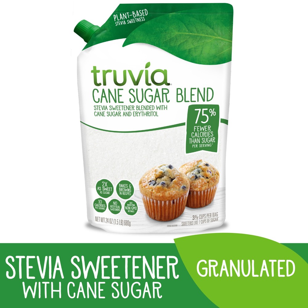 Cane Sugar Blend Stevia Sweetener 24 oz