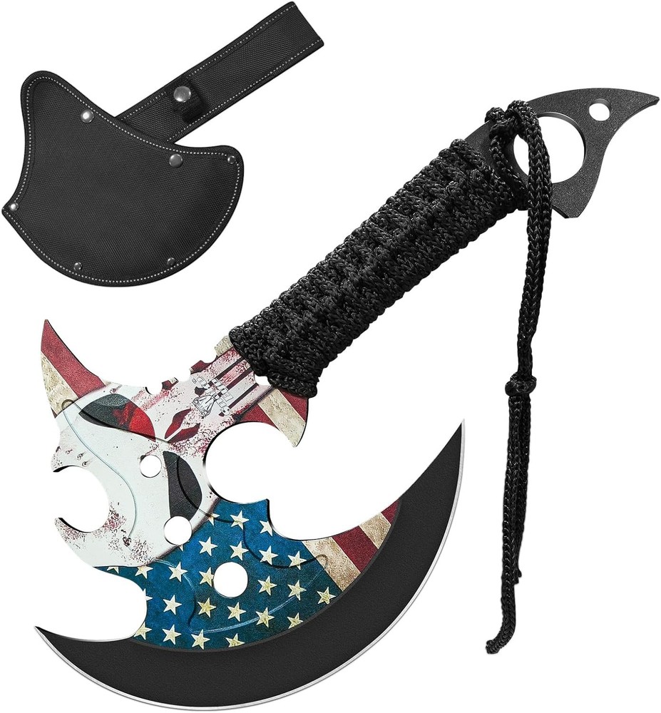 Outdoor 13" Camping Hatchet Multi Functional Shock-Absorbing Hand Pattern