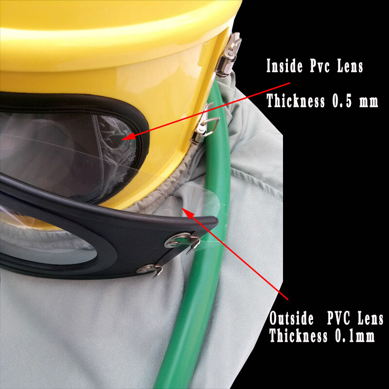 Supplied Safety Sandblast Helmet Sand Blast Hood Protector Sandblasting