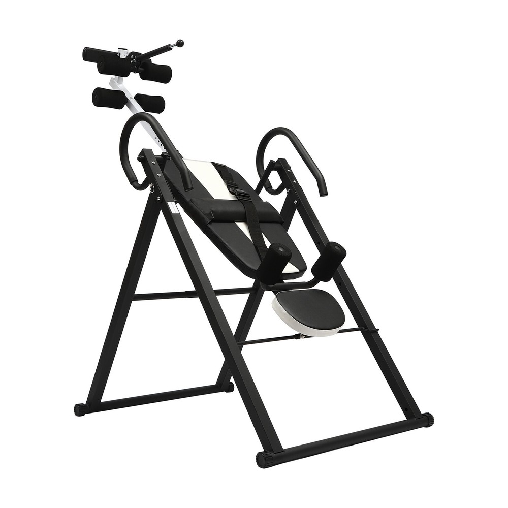 Inversion Table Teeter Advanced Back Pain Ankle Foldable Relief Gravity Fitness