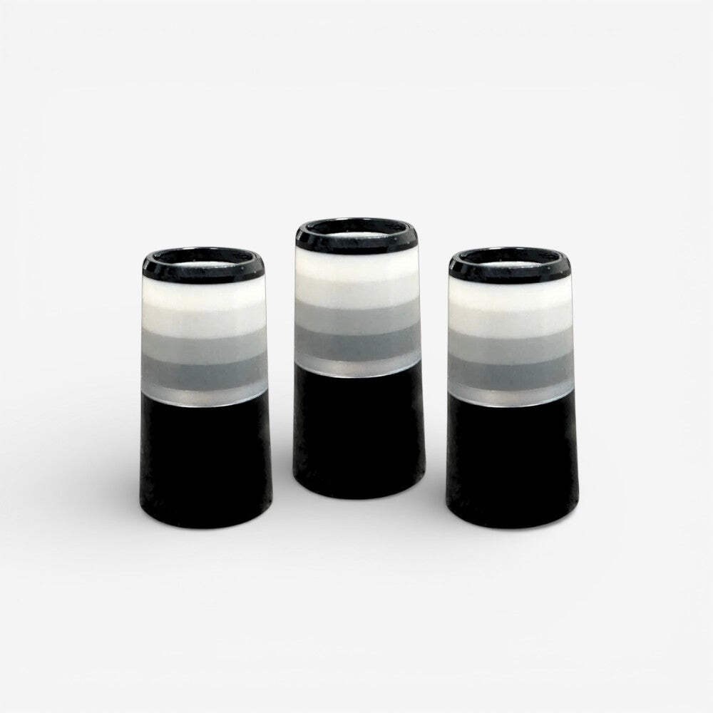 Monochrome - Gray (Black Base) Ferrules