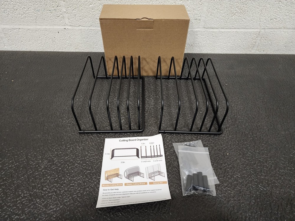 Cutting Board Organizer, [2-Pack] Cutting Board Holder Rack Baking Cookie Pan