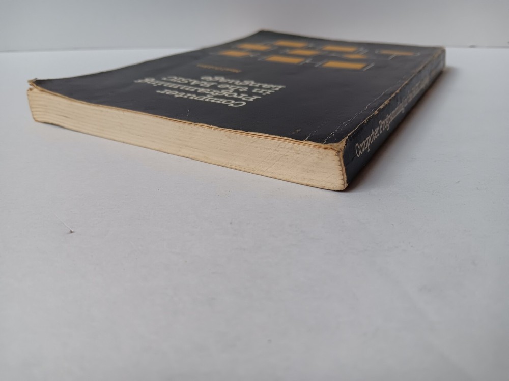 Computer Programming In The BASIC Language Softcoverbook Neal Golden Ex Library