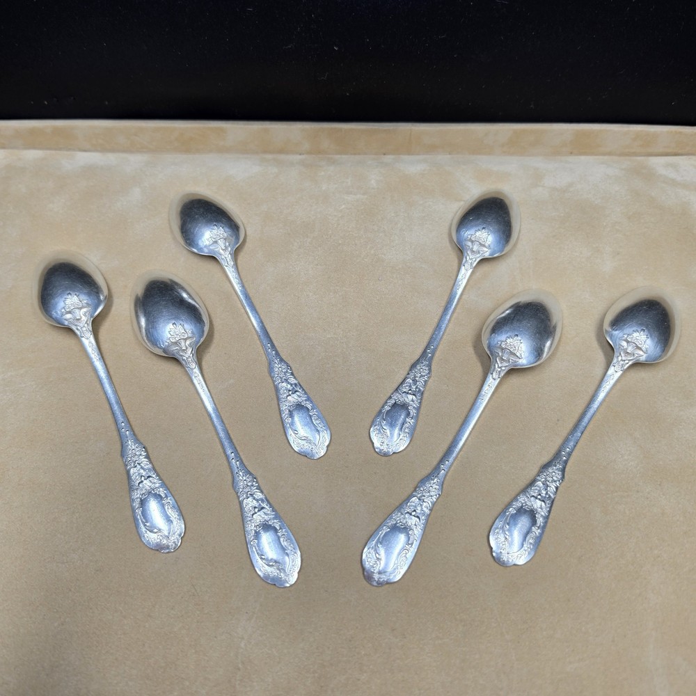 Small Henri Soufflot Spoons in Solid Silver