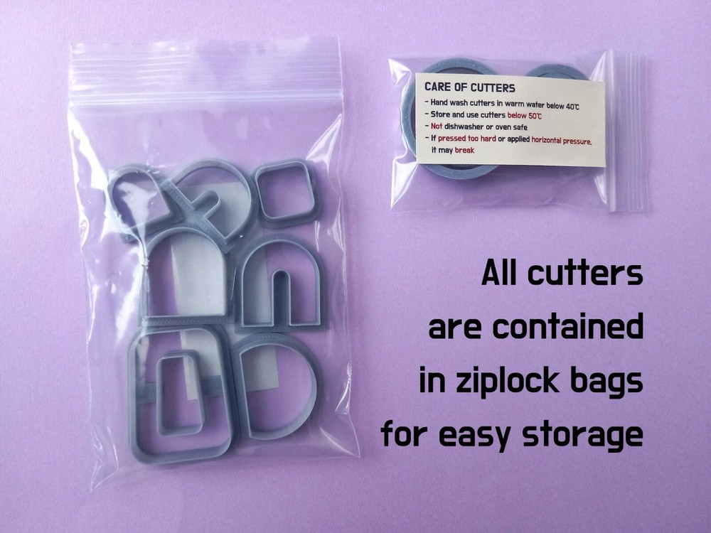 Micro Mini Polymer Clay Cutter Set | Unique Maxi Mini Clay Cutters | Clay Tools