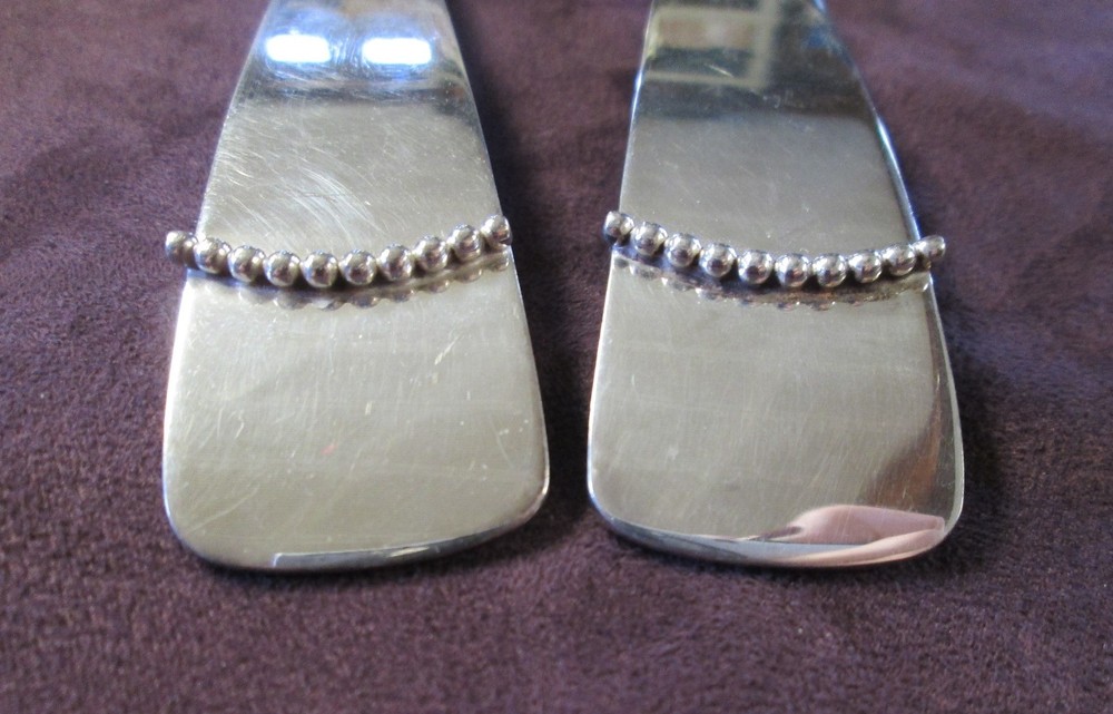 Monumental Salad Servers THREE CROWNS Silverplate Gorgeous No Monograms