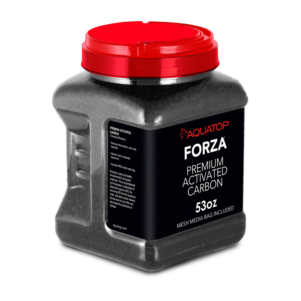 Premium Activated Carbon, 53oz Jar/Mesh Bag
