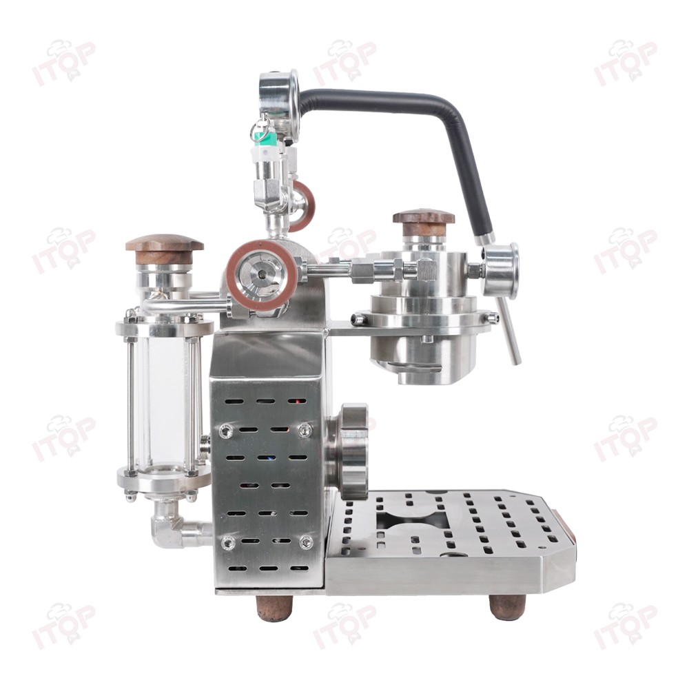 Pneumatic Coffee Maker 12 Bar Espresso Making Variable Pressure With PID