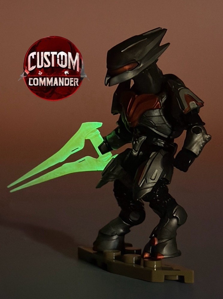 Mega Construx Custom Halo Elite Silent Shadow Minifigure Painted