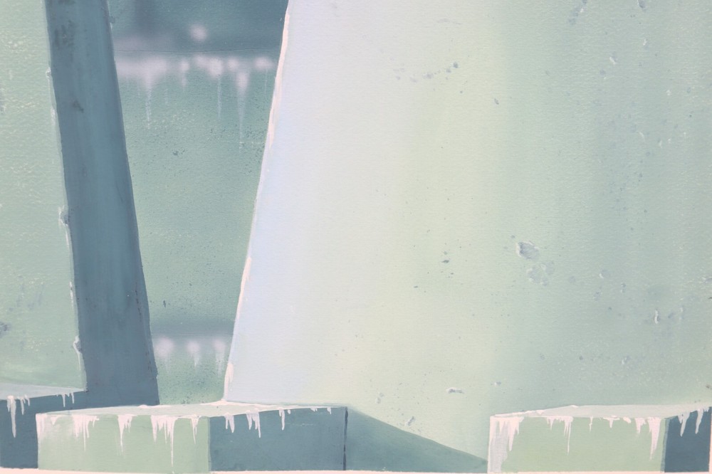 Original Hand Painted Animation Production Background (227-31)