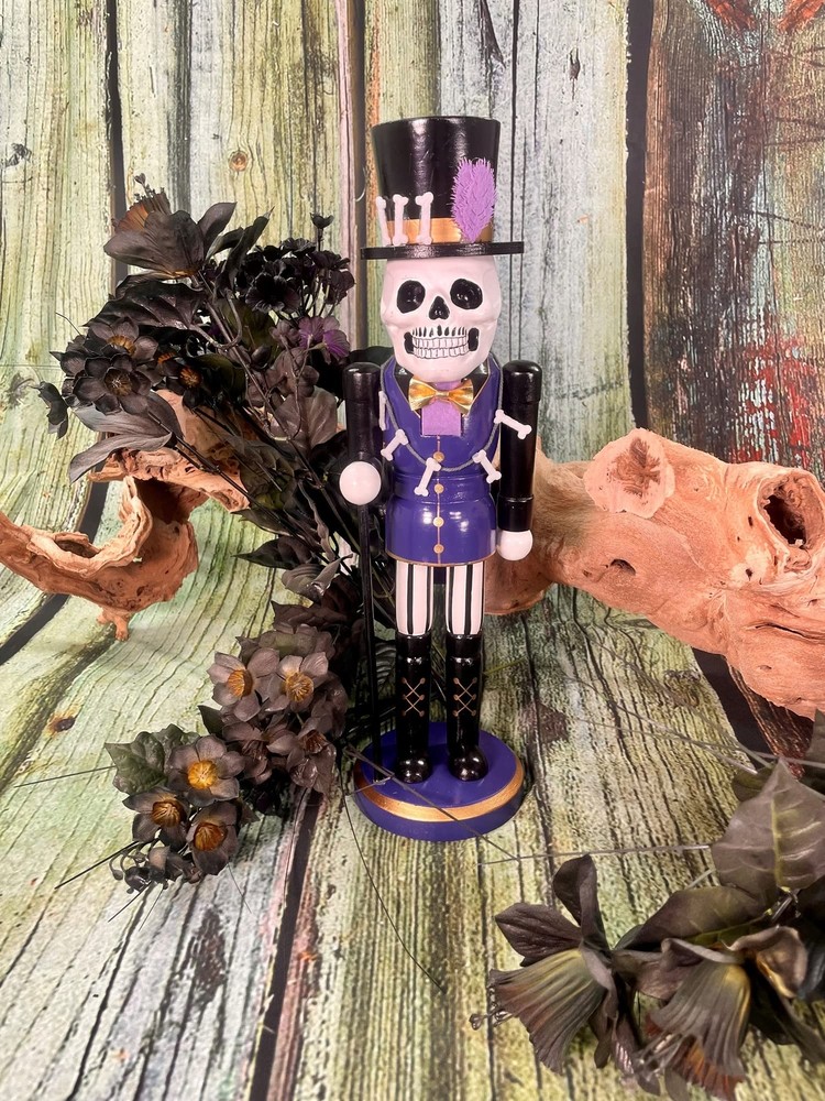 Santa's Workshop 14" Voodoo Nutcracker Purple 70172