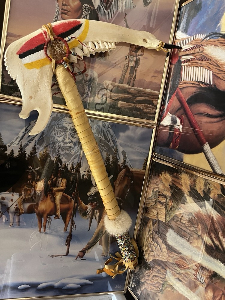 Horse Jaw Bone Tomahawk