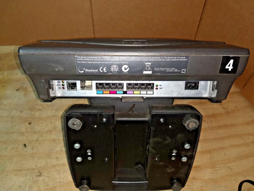 RADIANT SYSTEMS T160 TOUCHSCREEN TERMINAL