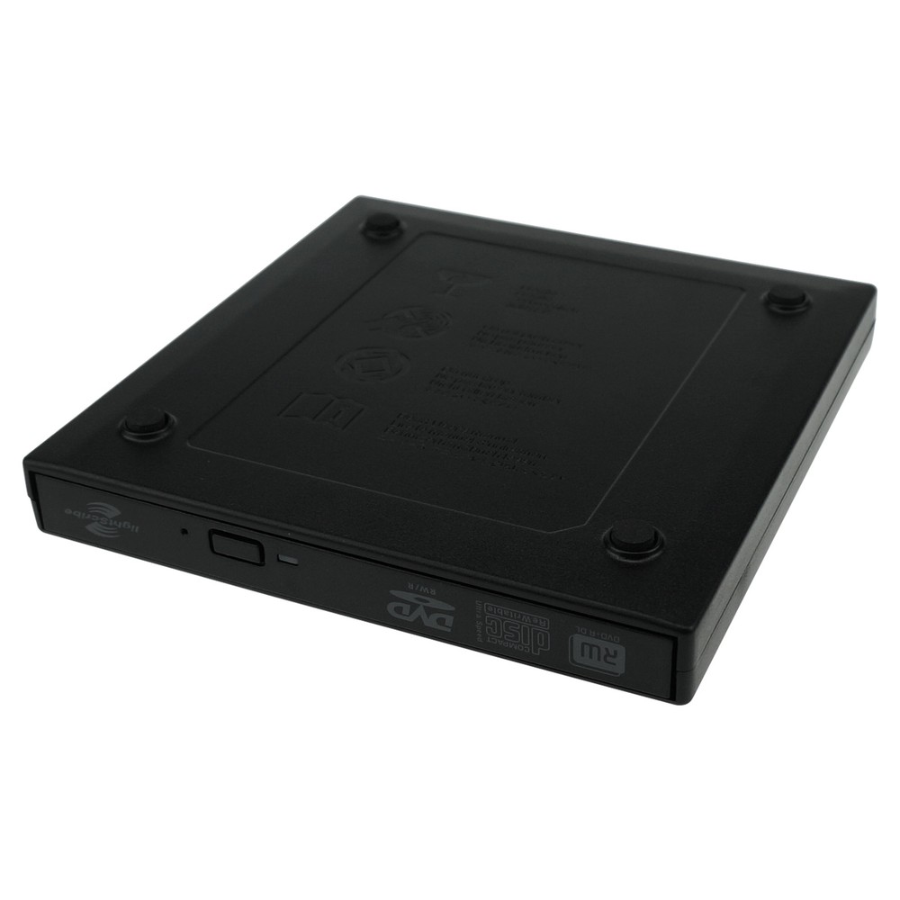 LightScribe DVD CD Burner PC External USB Writer Drive Disc Label Text Printer
