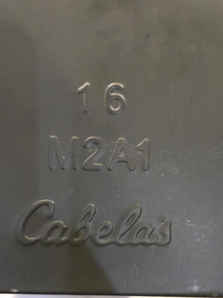 cabelas 16 m2a1 ammo box