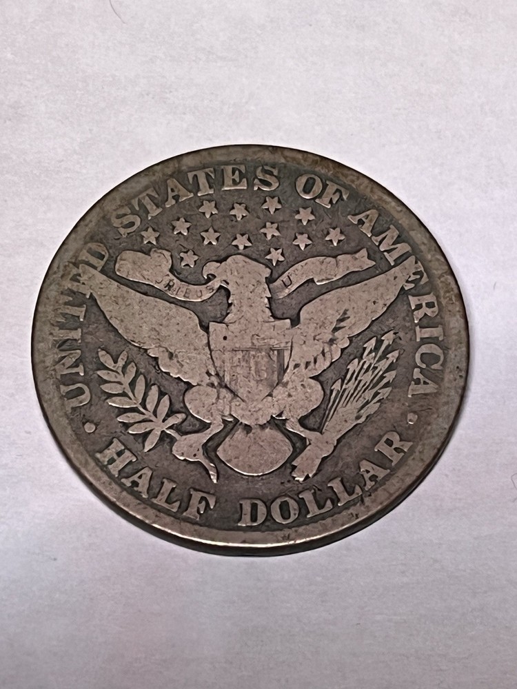 1898-P Barber Half Dollar