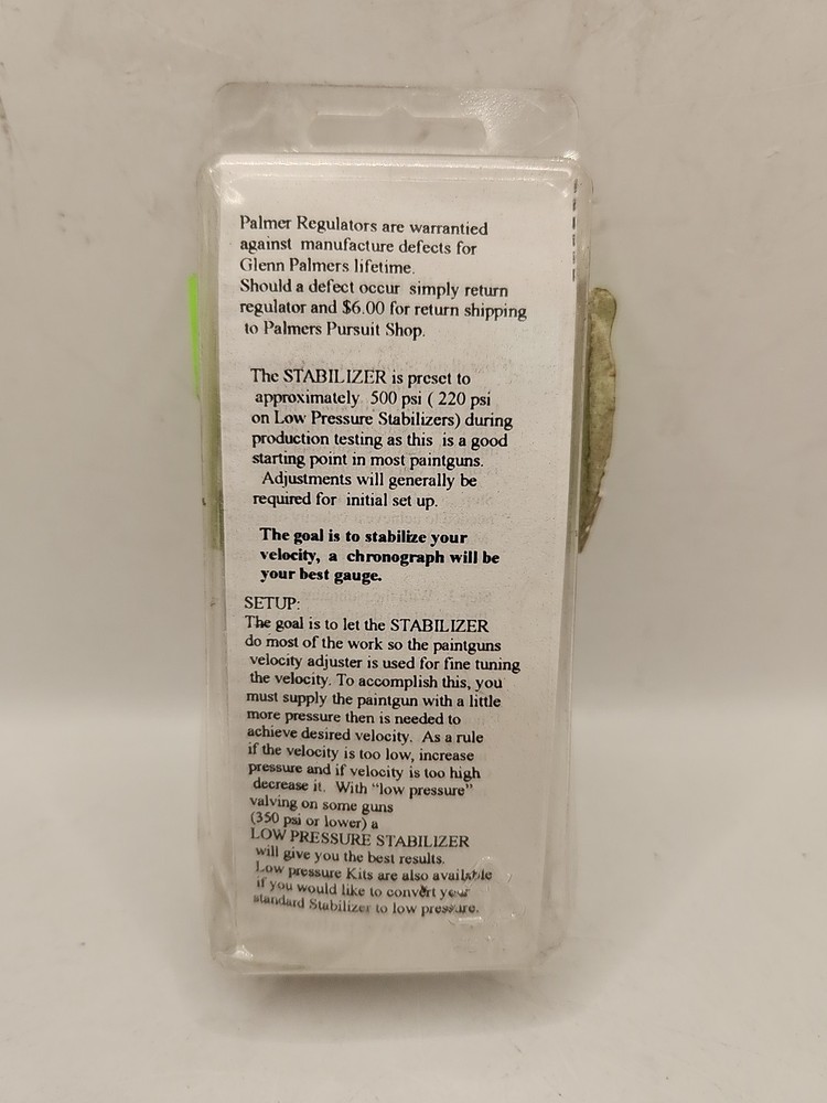 NEW Palmer's Male Aka Vertical Stabilizer Regulator