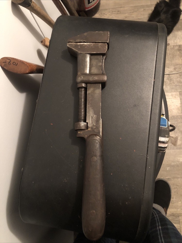 Vintage Russwin Adjustable monkey Pipe Wrench