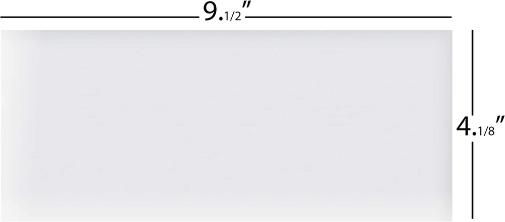 100 Mailing Envelopes, Self Seal Letter Size, Number #10 White Windowless Securi