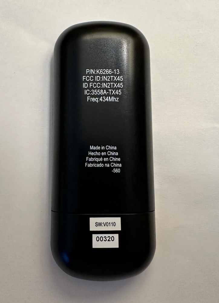 Hunter Fan - Replacement Handheld Ceiling Fan Remote Control - Black - K6266-13